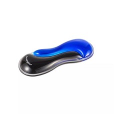 Csuklótámasz egérhez/trackball-hoz, géltöltésű, KENSINGTON "Slim DuoGel", fekete-kék