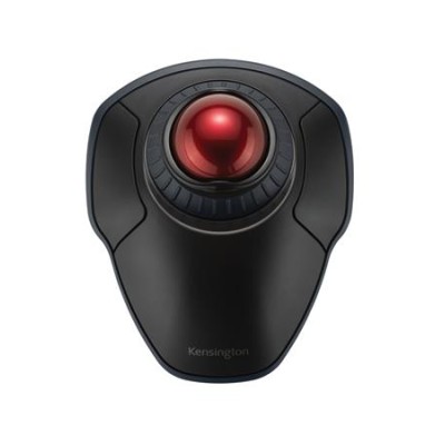 Egér, vezeték nélküli, optikai, hanyattegér, trackball, KENSINGTON "Orbit"