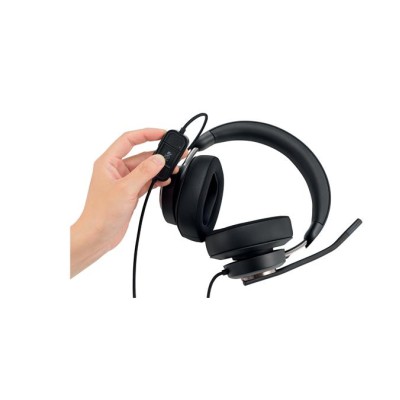 Fejhallgató, mikrofonnal, USB-C, KENSINGTON "H2000"