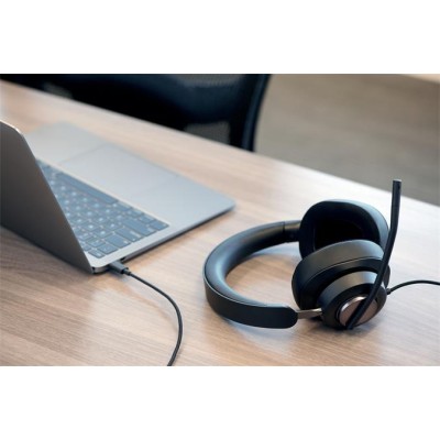 Fejhallgató, mikrofonnal, USB-C, KENSINGTON "H2000"