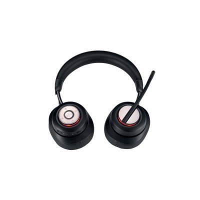 Fejhallgató, vezeték nélküli, mikrofon, Bluetooth, KENSINGTON "H3000", fekete