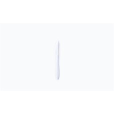 Kés, műanyag, többször használatos, 18,5 cm, 50 db "Venus", fehér