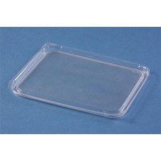 Tető, ételtároló dobozhoz, 500-1000 ml, műanyag, mikrózható, 50 db, "Varia", víztiszta