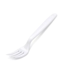 Villa, műanyag, többször használatos, 18 cm, 50 db, fehér