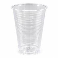 Műanyag pohár, 2 dl, 100 db, átlátszó