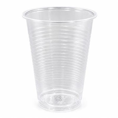 Műanyag pohár, 2 dl, 100 db, átlátszó