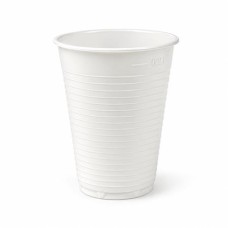 Műanyag pohár, 2 dl, 100 db, fehér
