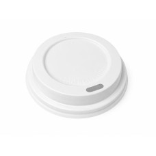 Tető, ivólyukkal, 2 dl-es papírpohárhoz, 75 mm átmérő, 50 db, fehér
