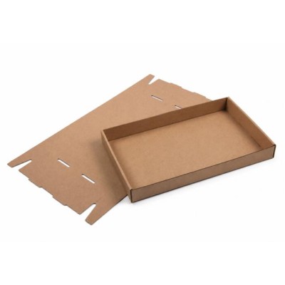 Papírtálca, street food, 26x16,5x3 cm, 200 db, barna
