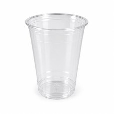 Műanyag shaker és koktélos pohár, 4 dl, 50 db, víztiszta