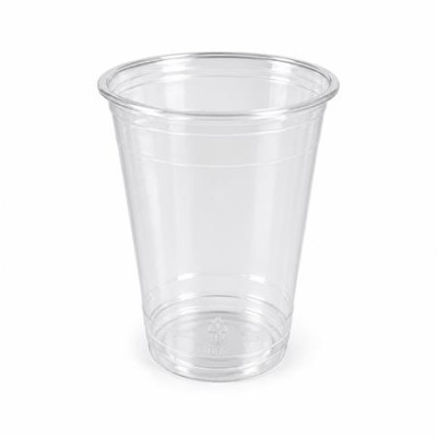 Műanyag shaker és koktélos pohár, 4 dl, 50 db, víztiszta