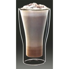 Latte macchiatos pohár, duplafalú üveg, 34cl, 2db-os szett, "Thermo"