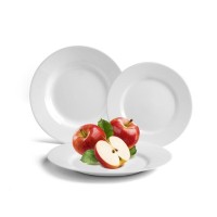 Desszertes tányér, fehér, 19 cm, 24 db-os szett,, "GastroLine"