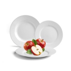 Desszertes tányér, fehér, 19 cm, 24 db-os szett,, "GastroLine"