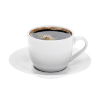 Mokkáscsésze+alj, fehér, 10 cl, 6 db-os szett "Economic Roma"