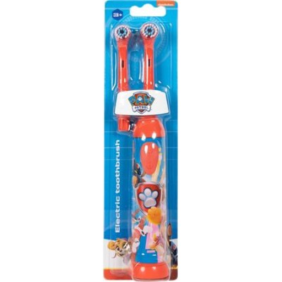 Fogkefe, elektromos, 2 pótfejjel, 3+, "Paw Patrol", piros