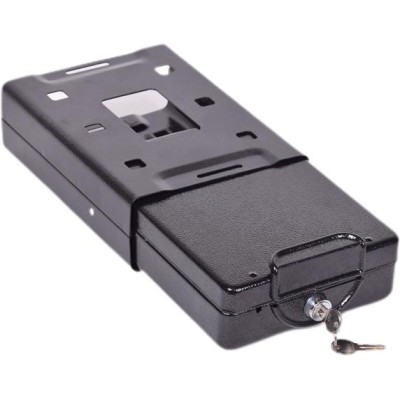 Értéktároló, mobil, 1,1 l, 70x160x220 mm, KINGSAFE "Car Safe"