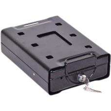 Értéktároló, mobil, 1,1 l, 70x160x220 mm, KINGSAFE "Car Safe"