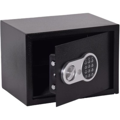 Lemezszekrény, elektronikus zár, 17,3 l, 250x350x250 mm, KINGSAFE "Protect 25 E"