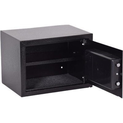 Lemezszekrény, elektronikus zár, 17,3 l, 250x350x250 mm, KINGSAFE "Protect 25 E"