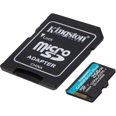 Memóriakártya, microSDXC, 256GB, C10/UHS-I/U3/V30/A2, Gen4, adapter, KINGSTON "Canvas Go! Plus" Memóriakártya, microSDXC, 256GB, C10/UHS-I/U3/V30/A2, Gen4, adapter, KINGSTON "Canvas Go! Plus"