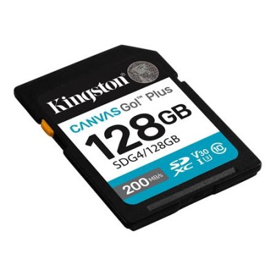 Memóriakártya, SDXC, 128GB, C10/UHS-I/U3/V30, Gen4,KINGSTON "Canvas Go! Plus" Memóriakártya, SDXC, 128GB, C10/UHS-I/U3/V30, Gen4,KINGSTON "Canvas Go! Plus"