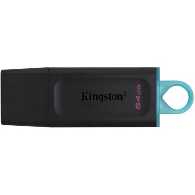 Pendrive, 64GB, USB 3.2, KINGSTON "DataTraveler Exodia", fekete-kék