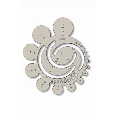 Radius sablon, műanyag, KOH-I-NOOR "z32"