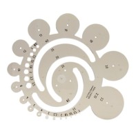 Radius sablon, műanyag, KOH-I-NOOR "z32"