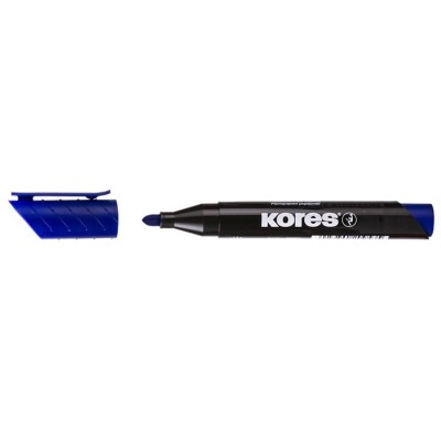 Alkoholos marker, 3-5 mm, kúpos, KORES "K-Marker", kék
