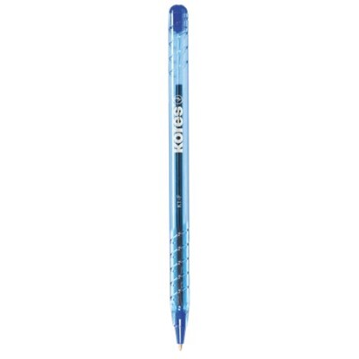 Golyóstoll, 0,7 mm, kupakos, háromszögletű, KORES "K1-F", kék
