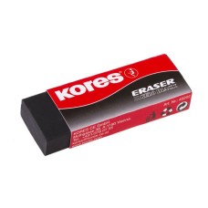 Radír, KORES "KE-20", fekete