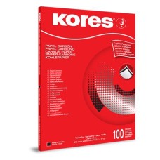 Indigó, A4, gépi, KORES, 100 lap, fekete