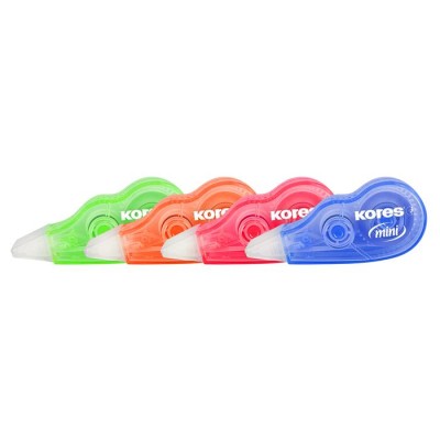 Hibajavító roller, 5 mm x 5 m, KORES "Mini", vegyes szín