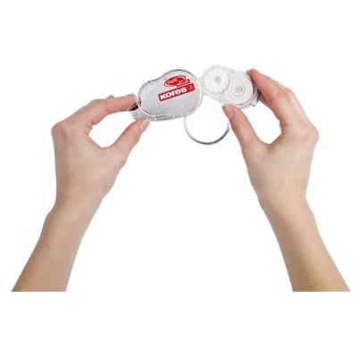 Hibajavító roller, 4,2 mm x 10 m, utántölthető, KORES "Refill Roller"