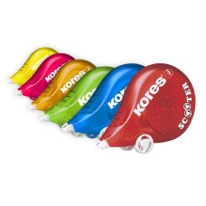 Hibajavító roller, 4,2 mm x 8 m, KORES "Scooter", vegyes színek