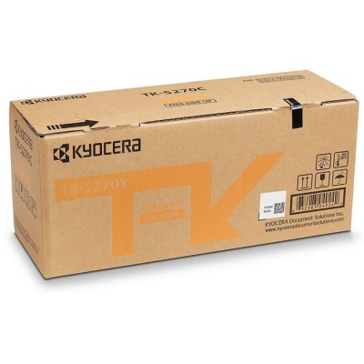 TK5270Y Lézertoner ECOSYS M6230cidn, P6230cdn nyomtatókhoz, KYOCERA, sárga, 6K