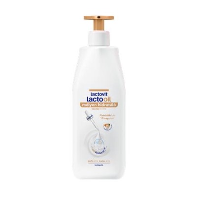 Testápoló, 400 ml, LACTOVIT "Lactooil", száraz bőrre
