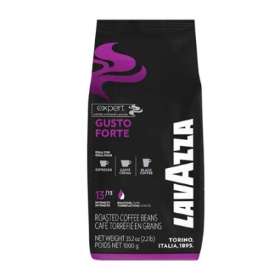 Kávé, pörkölt, szemes, 1000 g,  LAVAZZA "Gusto Forte"