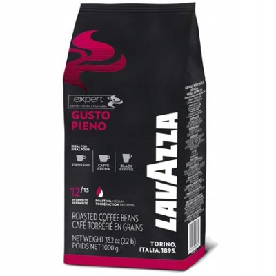 Kávé, pörkölt, szemes, 1000 g,  LAVAZZA "Gusto Pieno"