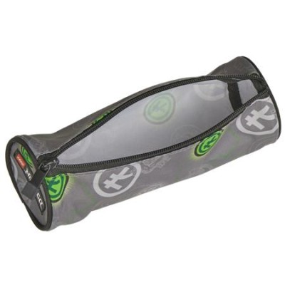 Tolltartó, henger alakú, cipzáras, LEGO "Ninjago Elemental Master of Energy", szürke-mintás