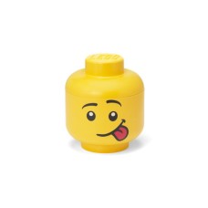 Tárolódoboz, fej, kicsi, LEGO, Silly