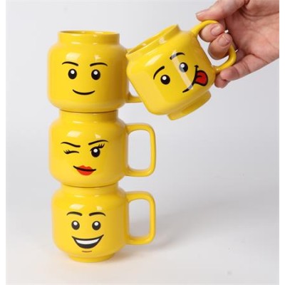 Bögre, kerámia, 255 ml, LEGO, Silly