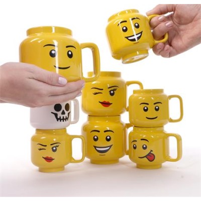 Bögre, kerámia, 255 ml, LEGO, Silly