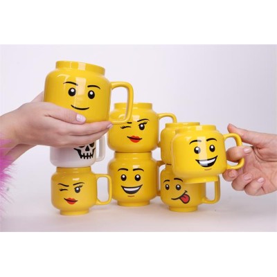 Bögre, kerámia, 255 ml, LEGO, Silly