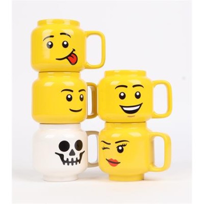 Bögre, kerámia, 255 ml, LEGO, Silly