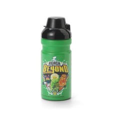 Kulacs, 390 ml, LEGO "Ninjago", zöld-fekete-mintás
