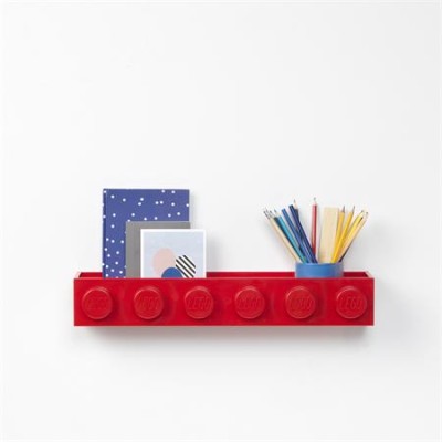 Fali polc, LEGO "Brick 6", piros