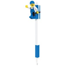 Zseléstoll, 0,7 mm, kupakos, mini figurával, LEGO, kék