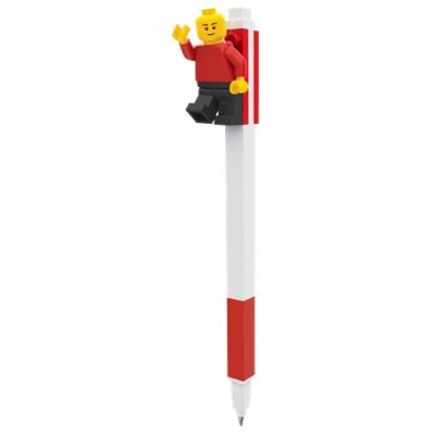 Zseléstoll, 0,7 mm, kupakos, mini figurával, LEGO, piros